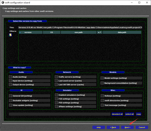 swift-configuration-wizard-copy-settings-and-caches.png